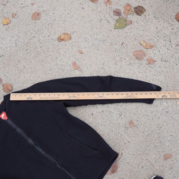 Nike Tech Pack Knit Full Zip Bomber Jacket Black Mens M Water Repellent - Picture 16 of 16